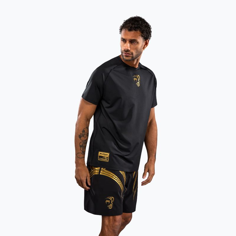 Koszulka męska Venum x Mike Tyson Tiger Dry Tech black/gold 4