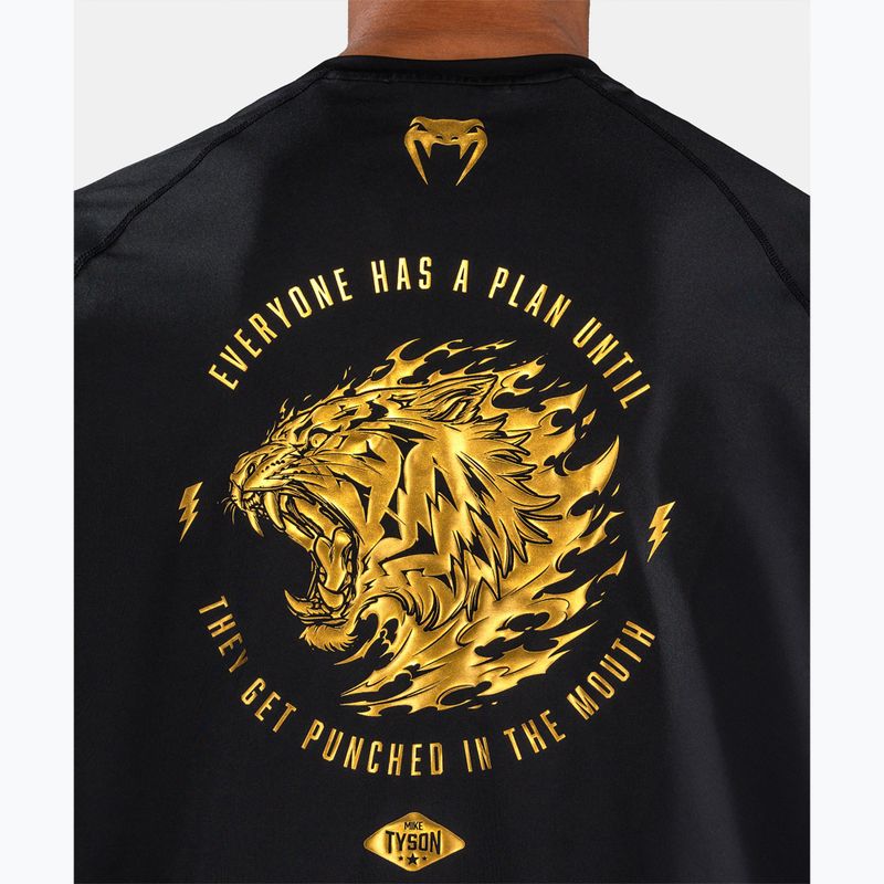 Koszulka męska Venum x Mike Tyson Tiger Dry Tech black/gold 6