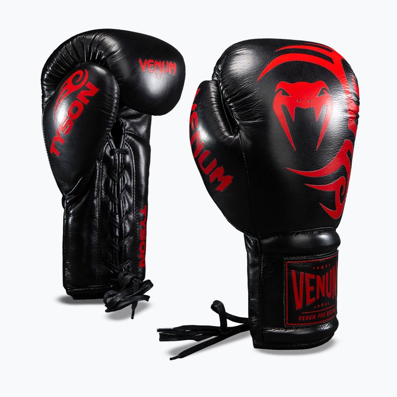Rękawice bokserskie Venum Giant 2.0 Mike Tyson Pro Boxing black/red 2