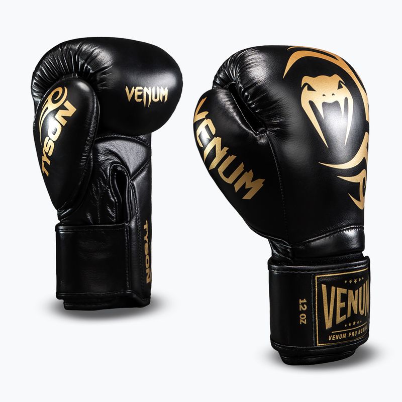Rękawice bokserskie Venum Giant 2.0 Mike Tyson Pro Boxing black/gold 2