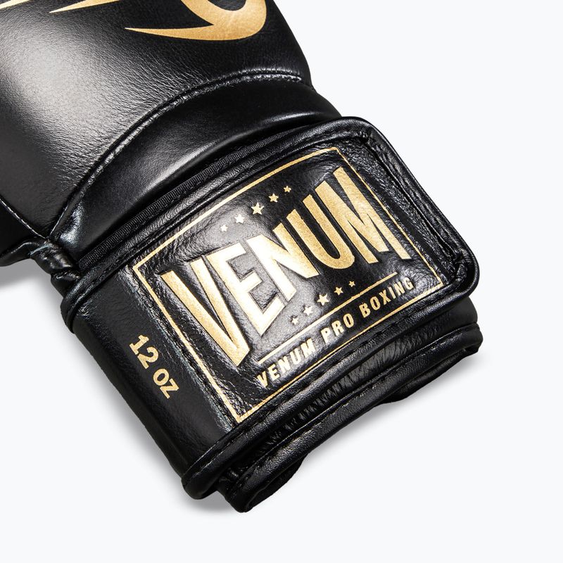 Rękawice bokserskie Venum Giant 2.0 Mike Tyson Pro Boxing black/gold 4