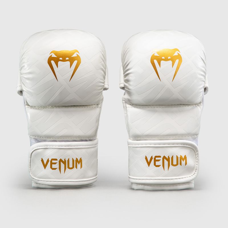Rękawice sparingowe Venum Contender 1.5 XT 3D Sparring white/gold 2