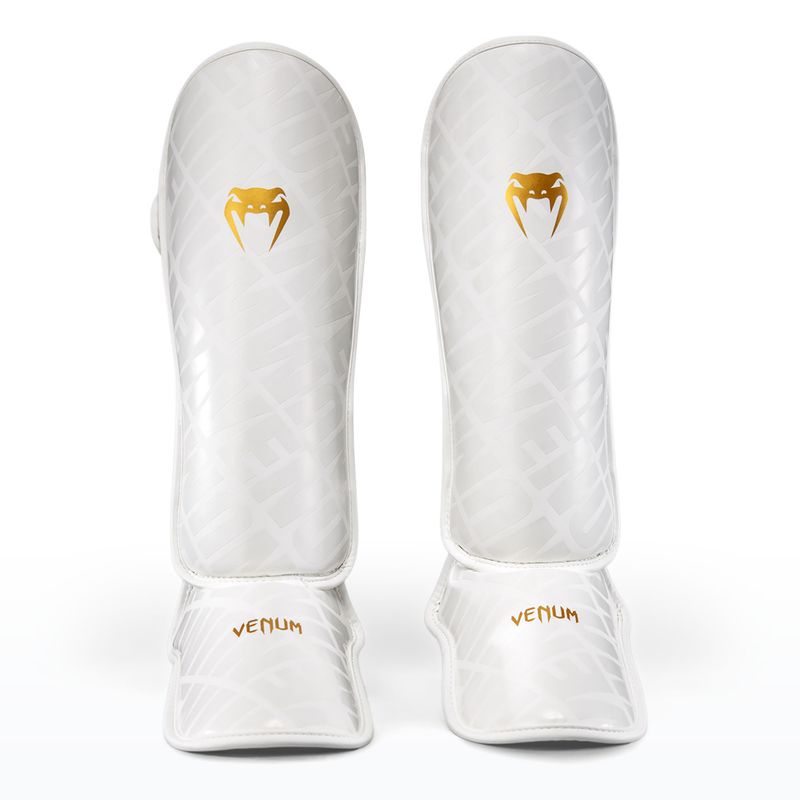 Ochraniacze piszczeli Venum Contender 1.5 XT 3D Shin white/gold 4