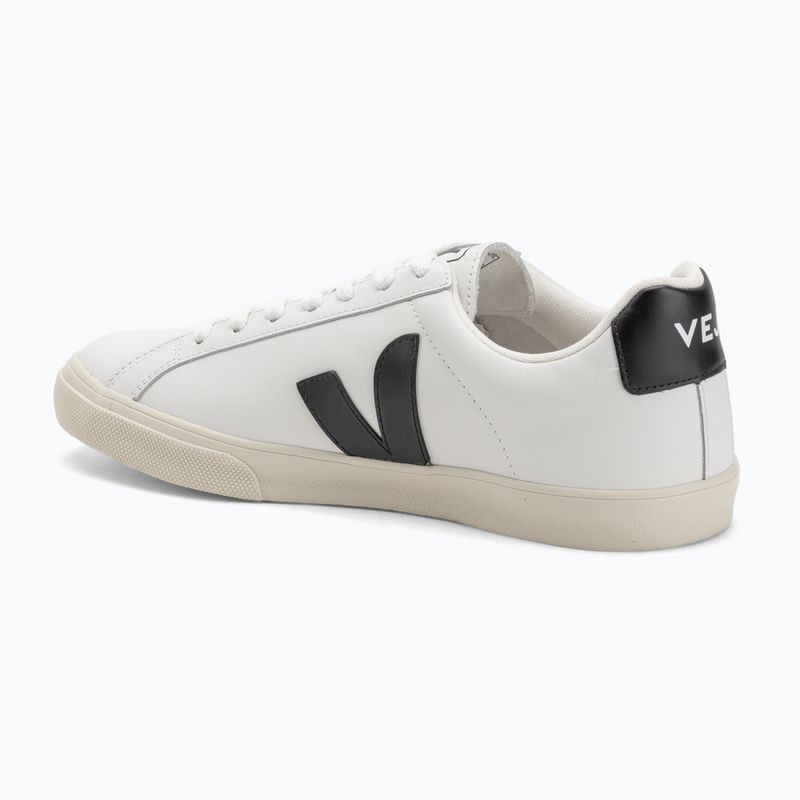 Buty męskie VEJA Esplar Logo Leather white/black 3