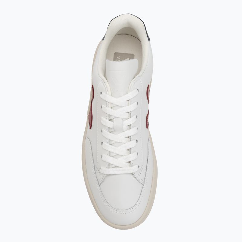 Buty damskie VEJA V-12 Leather white/marsala/nautico 5