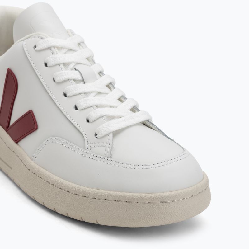 Buty damskie VEJA V-12 Leather white/marsala/nautico 7