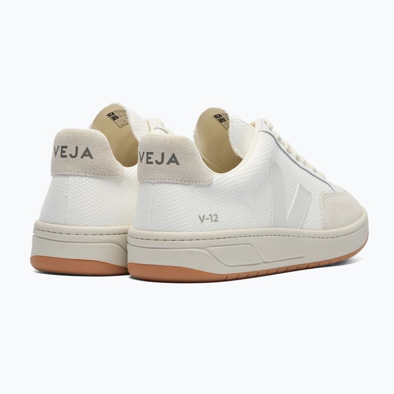 Buty damskie VEJA V-12 Leather white/natural 3