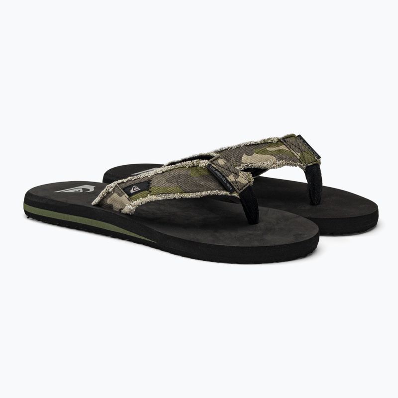 Japonki męskie Quiksilver Monkey Abyss green/brown/black 4