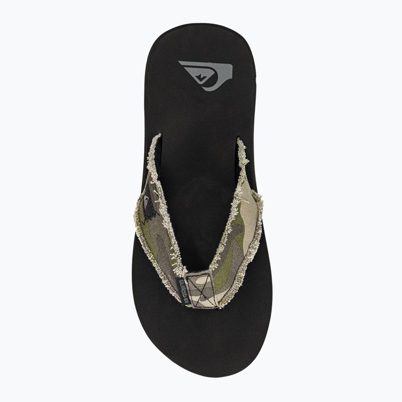 Japonki męskie Quiksilver Monkey Abyss green/brown/black 6