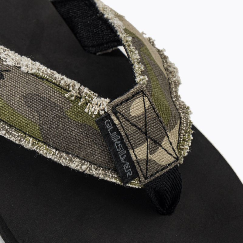 Japonki męskie Quiksilver Monkey Abyss green/brown/black 7