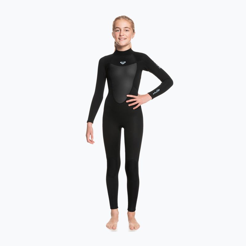 Pianka do pływania dziecięca ROXY 4/3 mm Prologue Back Zip GBS black