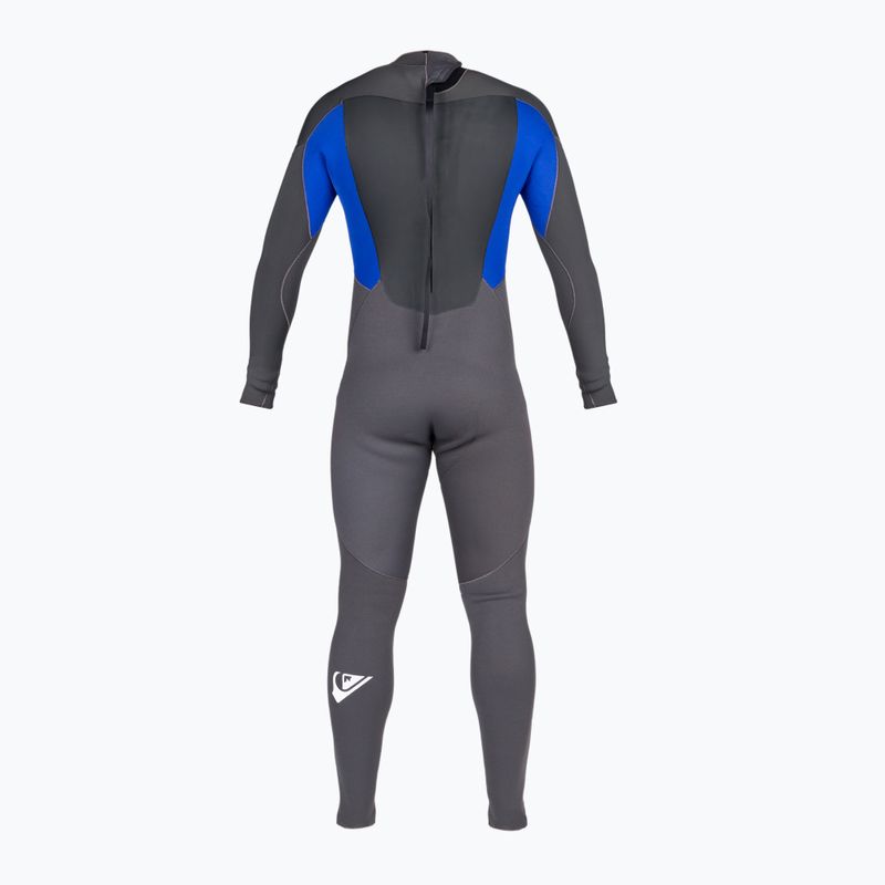 Pianka do pływania męska Quiksilver 4/3 mm Prologue Back Zip jet black/nite blue 2