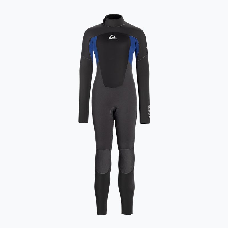 Pianka do pływania dziecięca Quiksilver 4/3 mm Prologue Back Zip jet black/nite blue