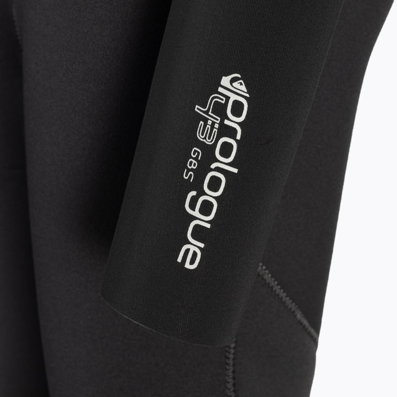 Pianka do pływania dziecięca Quiksilver 4/3 mm Prologue Back Zip jet black/nite blue 4
