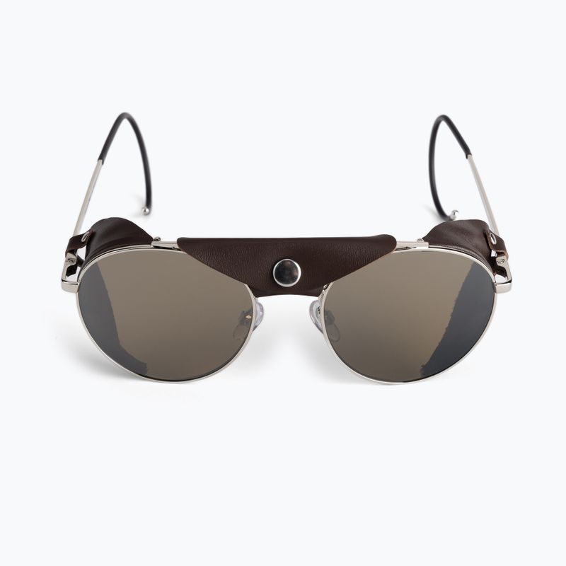 Okulary przeciwsłoneczne damskie ROXY Blizzard shiny silver/brown leather 3
