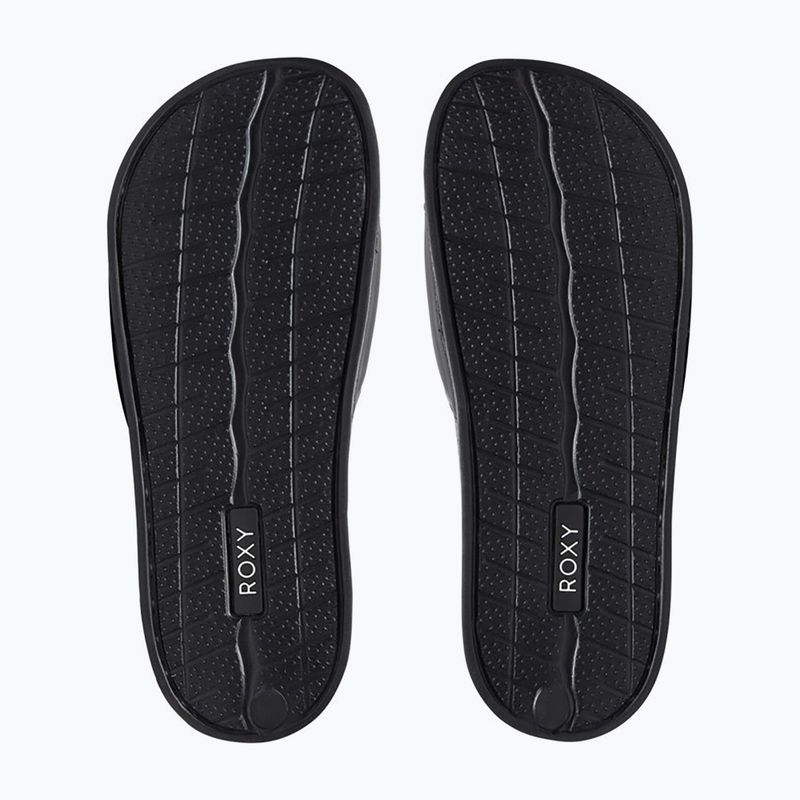 Klapki damskie ROXY Slippy II green black fg 11