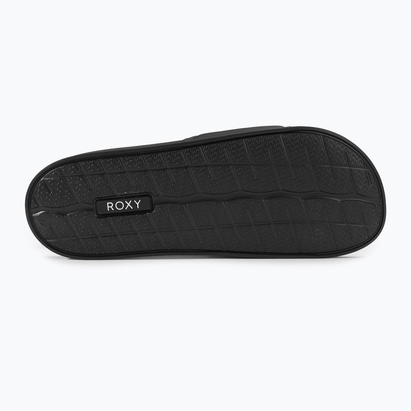 Klapki damskie ROXY Slippy II green black fg 4