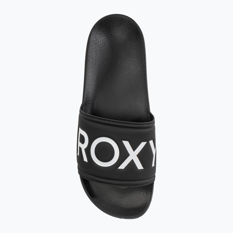 Klapki damskie ROXY Slippy II green black fg 5