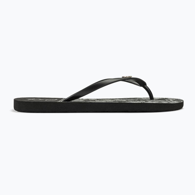 Japonki damskie ROXY Viva Stamp II black/white 2