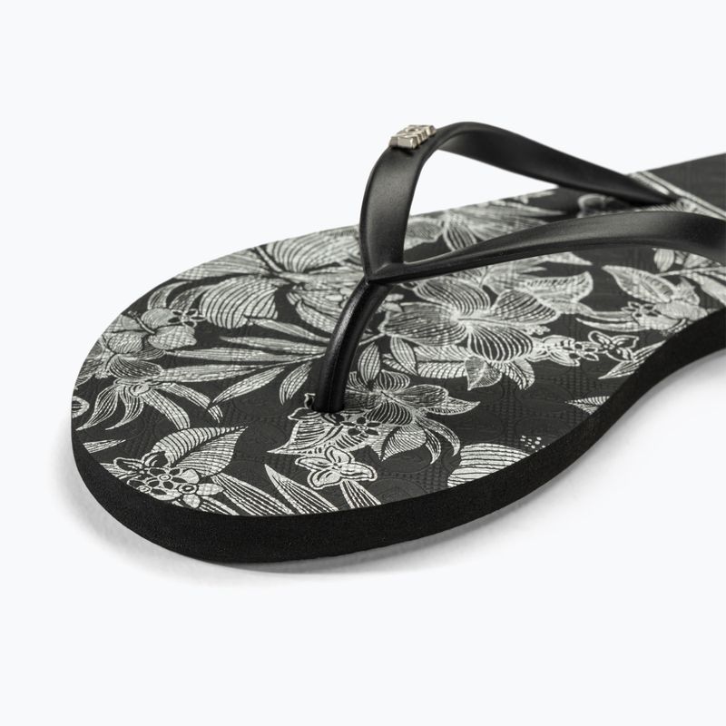 Japonki damskie ROXY Viva Stamp II black/white 7