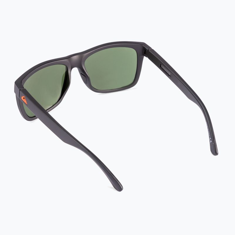 Okulary przeciwsłoneczne Quiksilver Charger Polarized Floatable matte black/green polarized 2