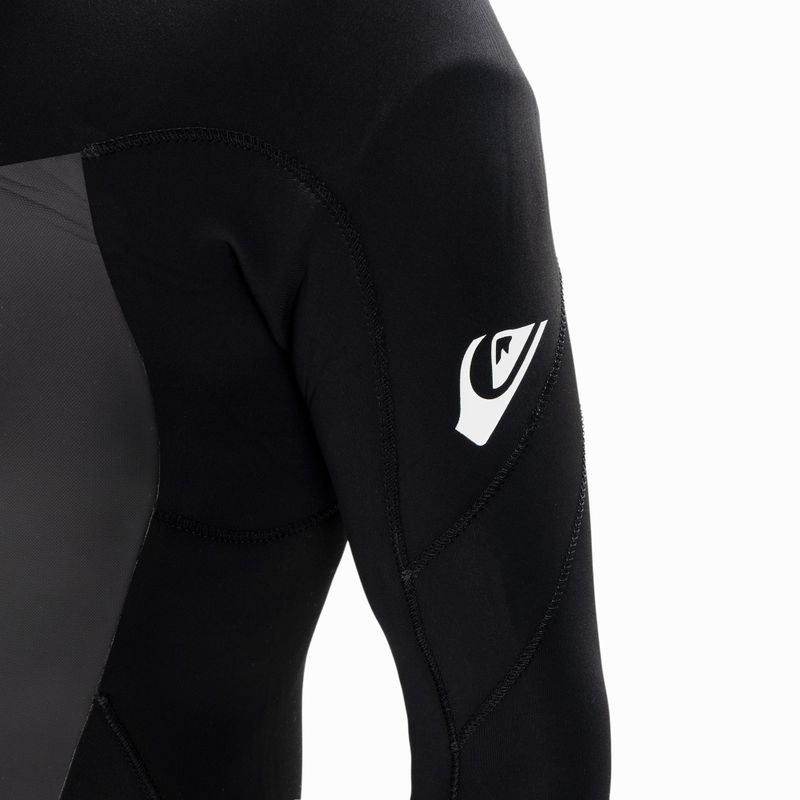 Pianka do pływania męska Quiksilver 3/2 mm Syncro Back Zip GBS black/white 3