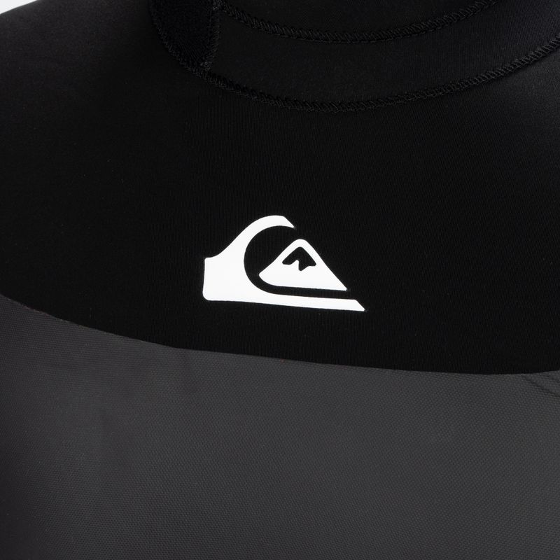 Pianka do pływania męska Quiksilver 3/2 mm Syncro Back Zip GBS black/white 4