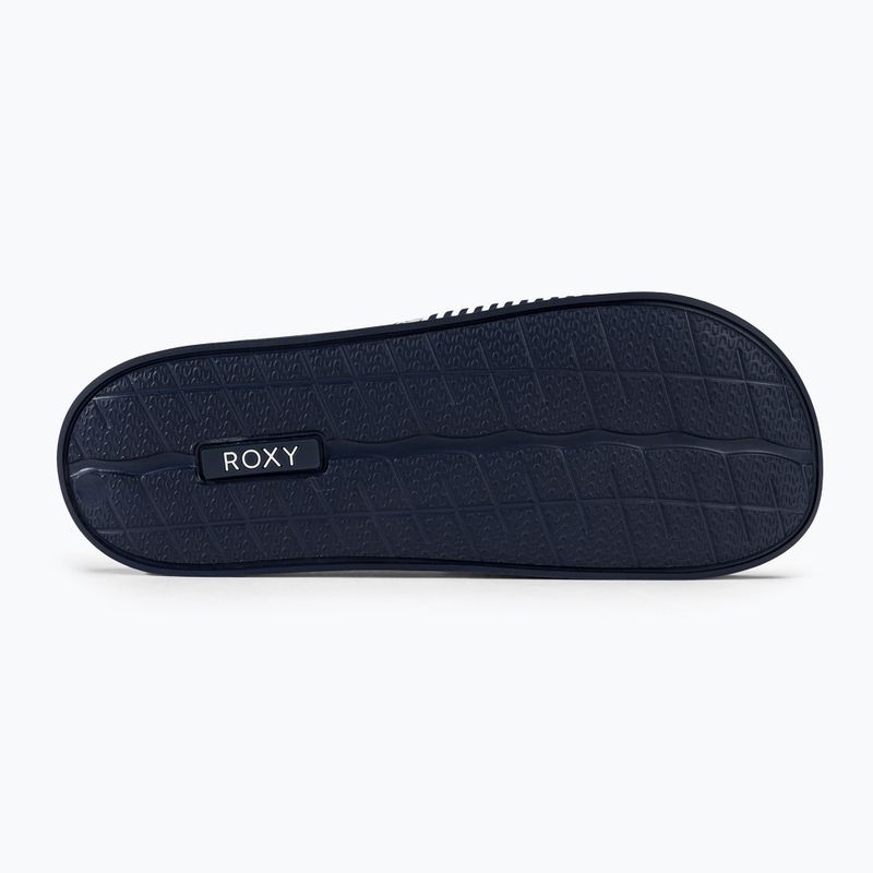 Klapki damskie ROXY Slippy II blue indigo 4