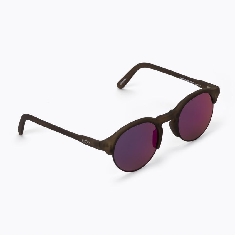 Okulary przeciwsłoneczne damskie ROXY Minoaka matte crystal smoke/ml red