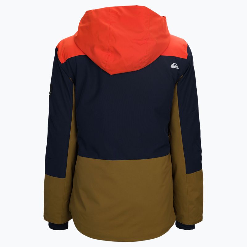 Kurtka snowboardowa dziecięca Quiksilver Ambition pureed pumpkin 2