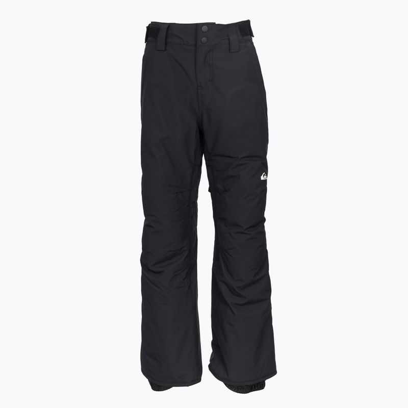 Spodnie snowboardowe dziecięce Quiksilver Estate 2021 true black