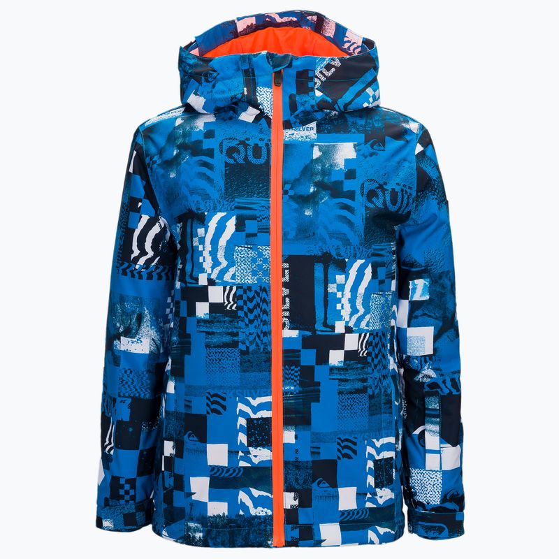 Kurtka snowboardowa dziecięca Quiksilver Morton brilliant blue radpack