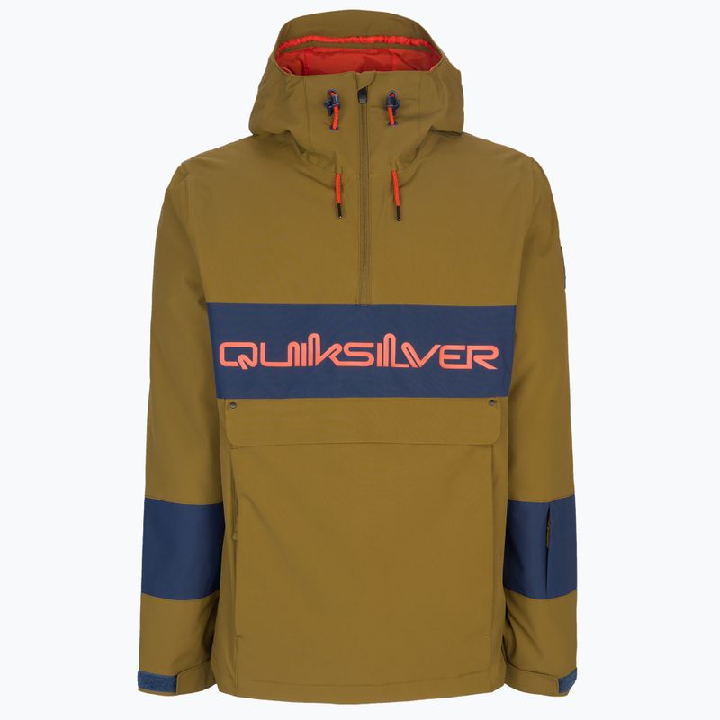 Kurtka snowboardowa męska Quiksilver Steeze military olive