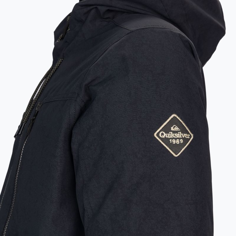 Kurtka snowboardowa męska Quiksilver Fairbanks true black 3