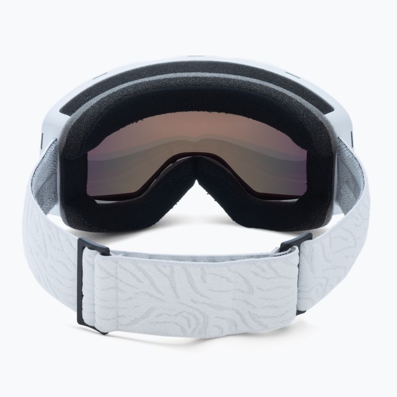 Gogle snowboardowe damskie ROXY Storm Women bright white/amber rose ml red 3