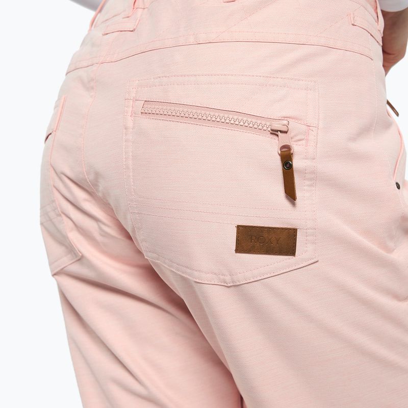 Spodnie snowboardowe damskie ROXY Nadia silver pink 5