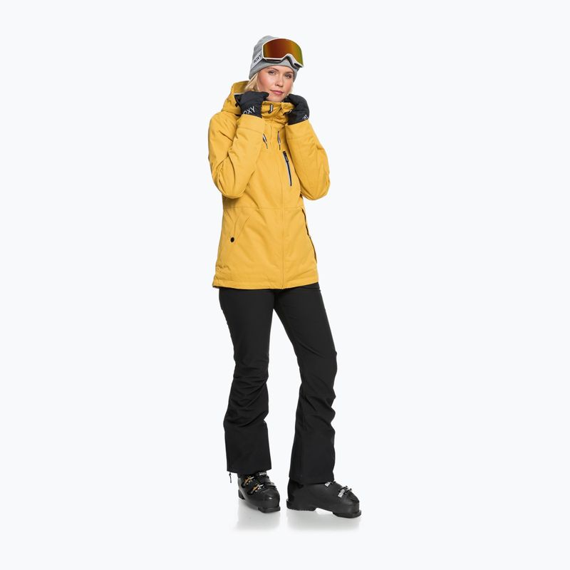 Kurtka snowboardowa damska ROXY Presence Parka golden 4
