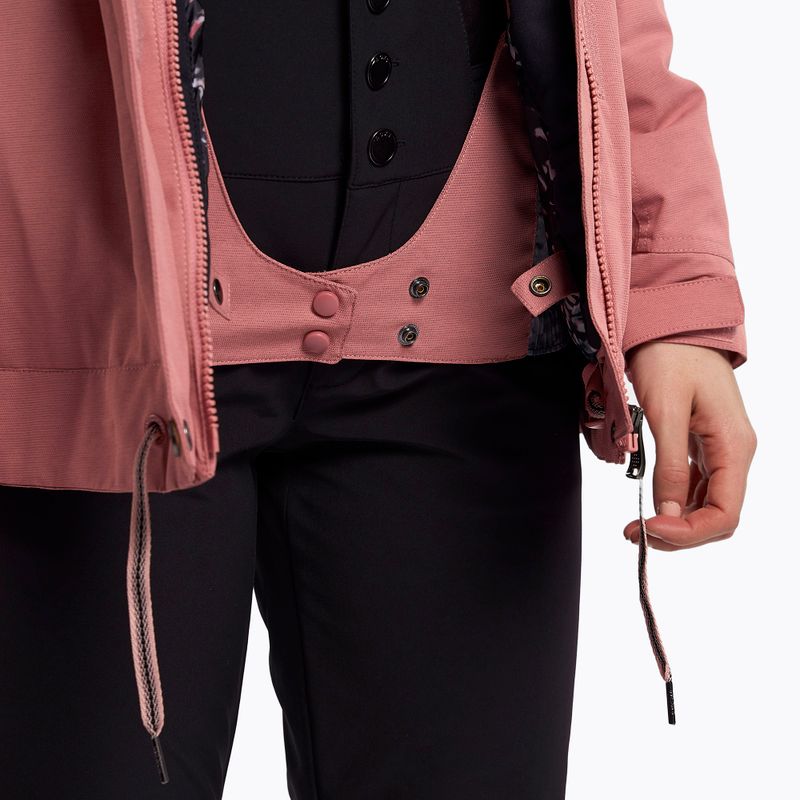 Kurtka snowboardowa damska ROXY Meade dusty rose 11