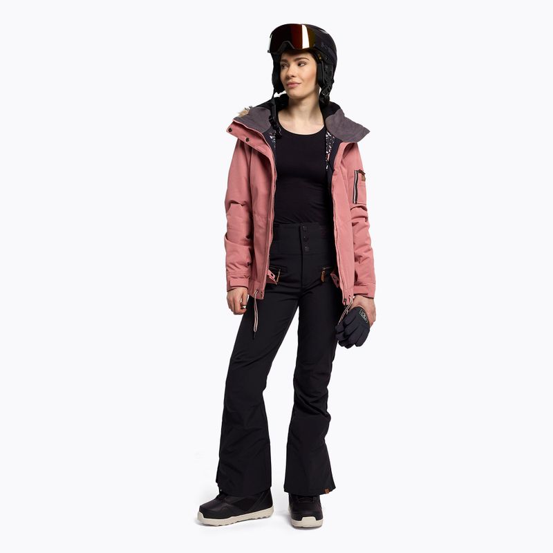 Kurtka snowboardowa damska ROXY Meade dusty rose 2