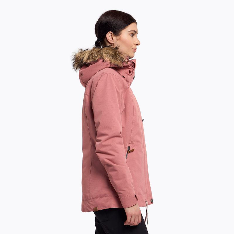 Kurtka snowboardowa damska ROXY Meade dusty rose 3