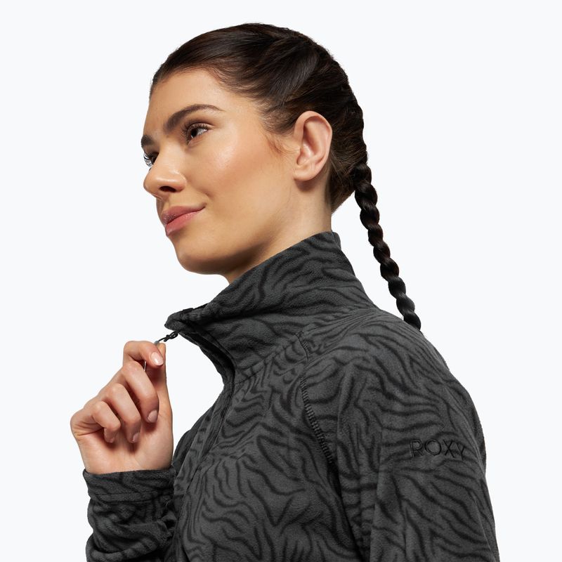 Bluza damska ROXY Cascade true black zebra print 5