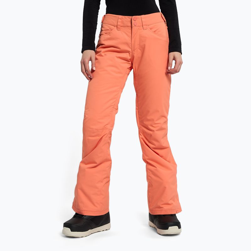 Spodnie snowboardowe damskie ROXY Backyard fusion coral