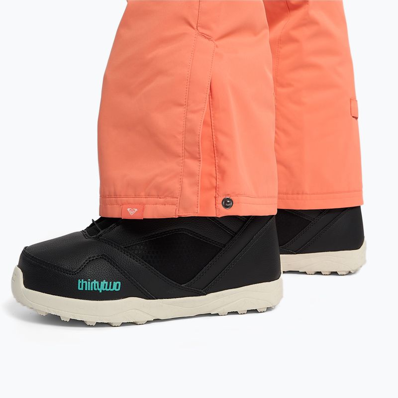 Spodnie snowboardowe damskie ROXY Backyard fusion coral 7