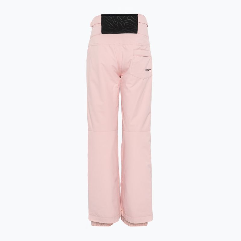 Spodnie snowboardowe dziecięce ROXY Diversion powder pink 2
