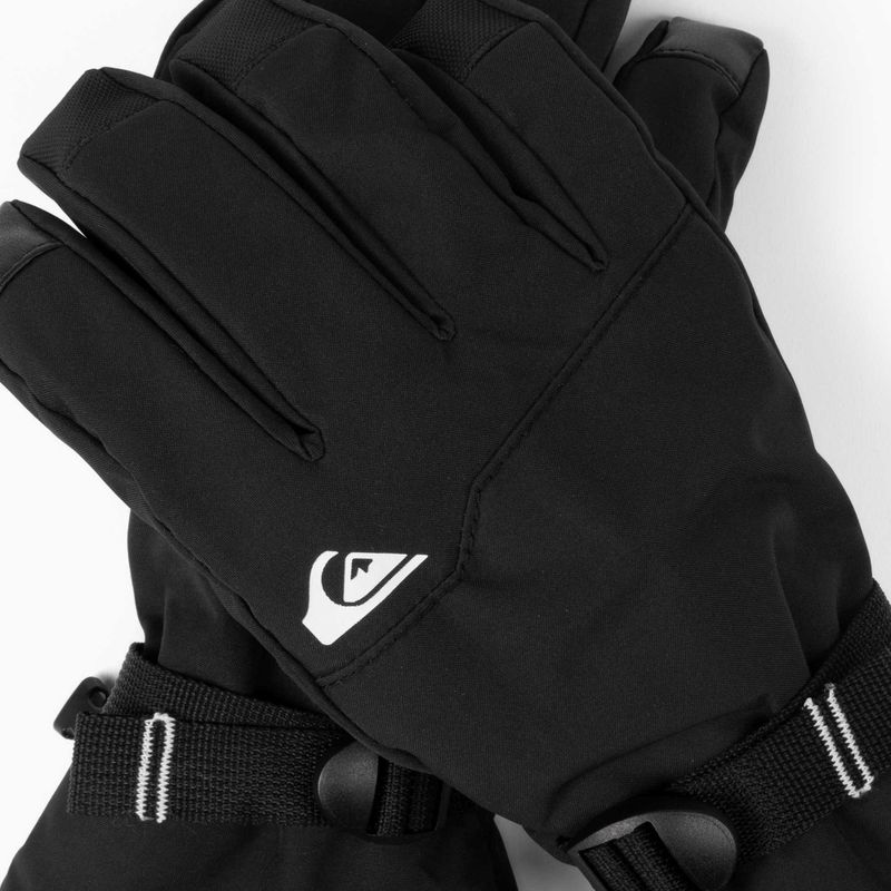 Rękawice snowboardowe męskie Quiksilver Mission 2021 true black 4