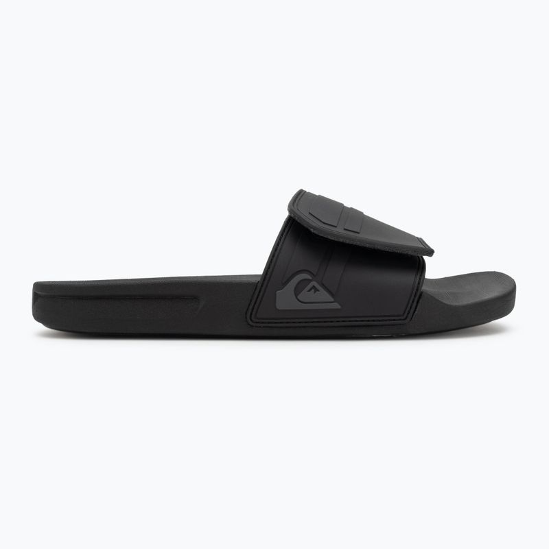 Klapki męskie Quiksilver Rivi Slide Adjust black/grey/black 2