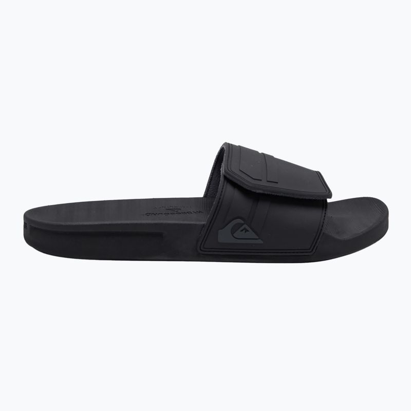 Klapki męskie Quiksilver Rivi Slide Adjust black/grey/black