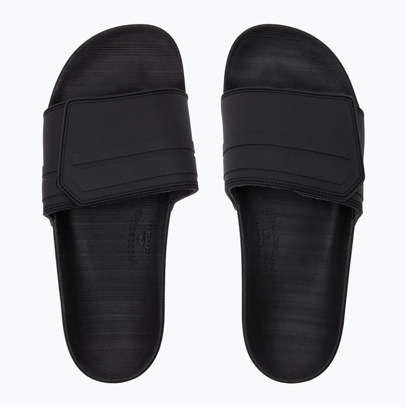 Klapki męskie Quiksilver Rivi Slide Adjust black/grey/black 2