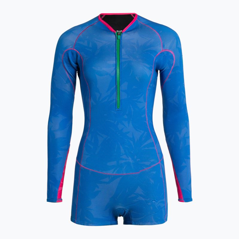 Pianka do pływania damska ROXY 1,5 mm Pop Surf Chest Zip Springsuit Qlock blue 2