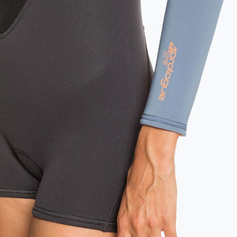 Pianka do pływania damska ROXY 2/2 mm Prologue Chest Zip Springsuit FL cloud black/powderdgrey/ sunglow 4
